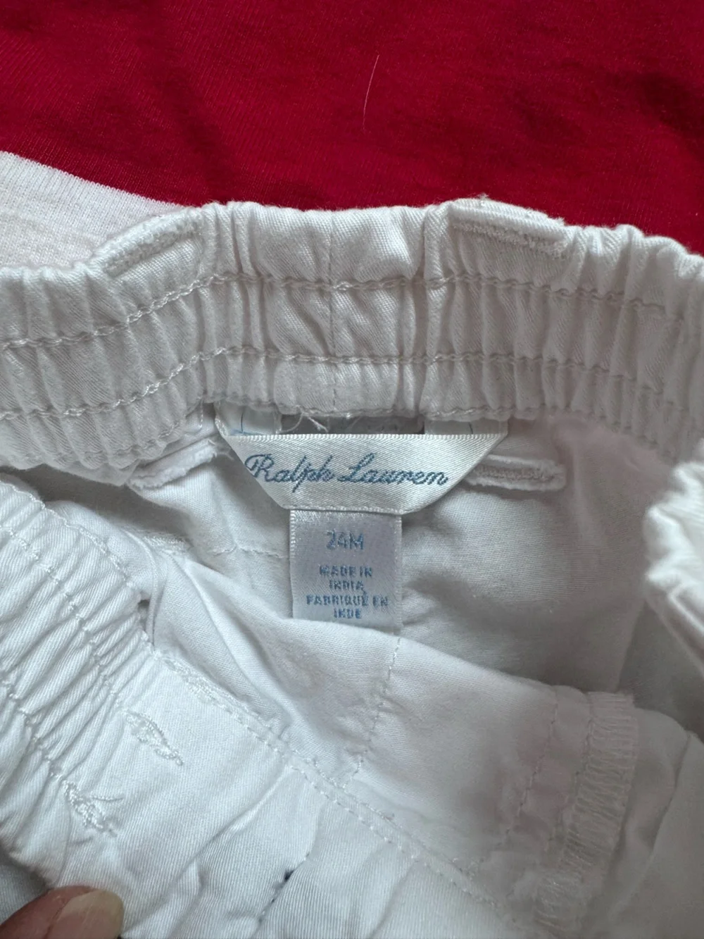 Ralph Lauren White Shorts and Gymboree American Flag Shirt 2T